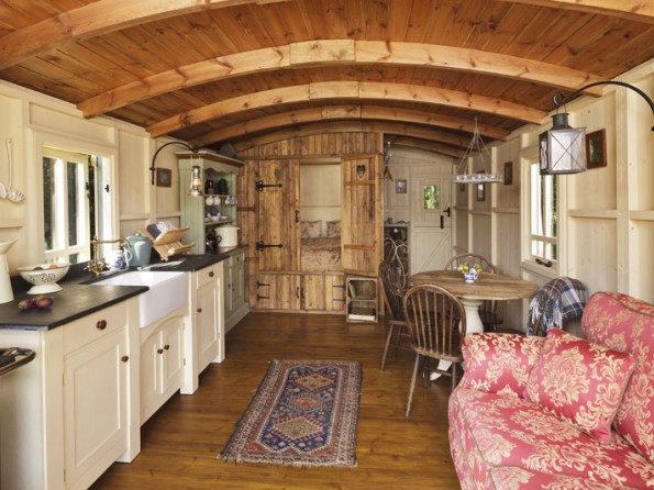 2 Bedroom Stylish Gypsy Caravan In England Suffolk Nr