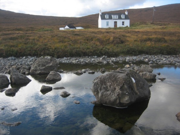 Rural, remote & secluded cottage on the Isle of Skye in Scotland