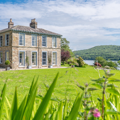 Manor house on Lake Windermere