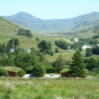 Cairngorm cabins setting