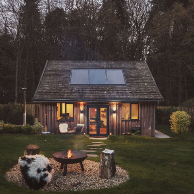 Woodland cabin in Somerset