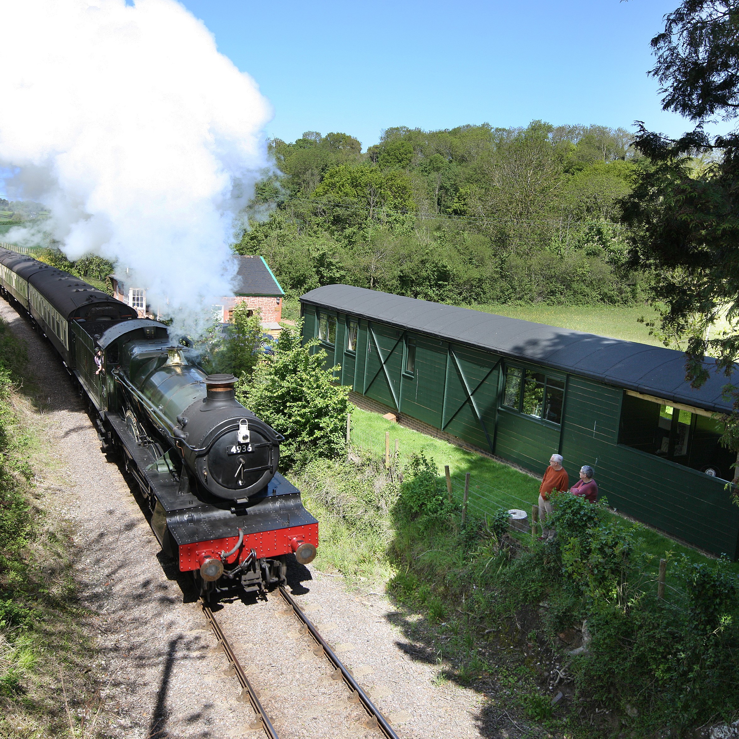 Railway carriage in Somerset