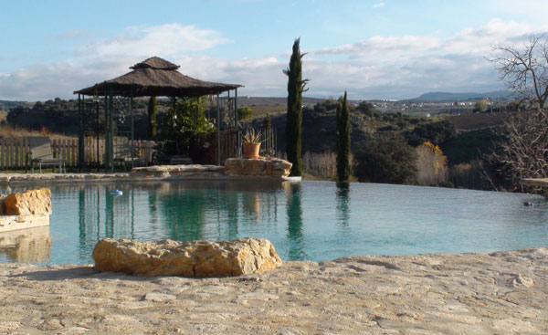 Swimming pool at luxury villa in Spain